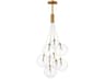 ET2 Burst 9-Light Gold Globe Pendant