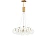 ET2 Burst 12-Light Gold Globe Pendant