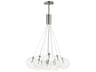 ET2 Burst 12-Light Satin Nickel Glass LED Globe Pendant