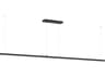 ET2 Continuum 1-Light Black LED Linear Island Pendant