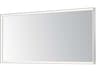 ET2 Bevel Satin Nickel Rectangular Wall Mirror