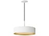 ET2 Echo 1-Light White Gold LED Drum Pendant
