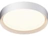 ET2 Echo 1-Light White LED Drum Flush Mount