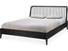 Ethnicraft Spindle Oak Black Bed