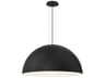 Eurofase Laverton 1-Light Black Dome Pendant