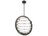 Eurofase Ombra 2-Light Bronze Globe Pendant