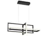 Eurofase Bordo Black Geometric Island Pendant