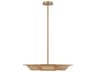 Eurofase Umura 2-Light Gold LED Geometric Linear Island Pendant