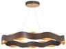 Eurofase Vaughan 1-Light Bronze Gold LED Pendant