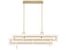 Eurofase Inizio 1-Light Gold Geometric Linear Island Pendant