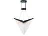 Eurofase Vivien 1-Light Black Geometric Island Pendant