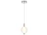 Eurofase Palmas 1-Light Nickel Globe Mini Pendant