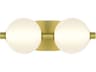 Eurofase Palmas 2-Light Gold Vanity Light
