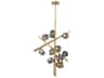 Eurofase Thorah 10-Light Gold Pendant