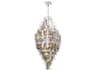 Eurofase Altesa 68-Light Chrome Geometric Chandelier