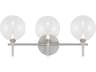 Eurofase Iissa 3-Light Nickel Vanity Light