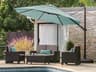 Treasure Garden 11.5 Foot AG25TR Octagon Cantilever Patio Umbrella