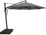 Treasure Garden Special Order Sunbrella Cantilever AKZP Aluminum 11 Foot Octagon Crank Lift Tilt and Lock Outdoor Umbrella