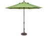 Treasure Garden Quick Ship Market Aluminum 9 Foot Crank Lift Push Button Tilt Outdoor Umbrella