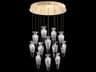 Fine Art Handcrafted Lighting Essence 12-Light Gold Pendant