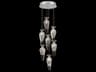 Fine Art Handcrafted Lighting Essence 7-Light Silver Pendant