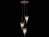 Fine Art Handcrafted Lighting Mirage 3-Light Bronze Traditional Pendant