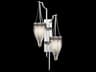 Fine Art Handcrafted Lighting Mirage 2-Light Silver Leaf Traditional Wall Sconce