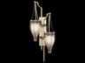 Fine Art Handcrafted Lighting Mirage 2-Light Champagne Gold Traditional Wall Sconce