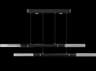 Fine Art Handcrafted Lighting Antonia 6-Light Black Linear Island Pendant