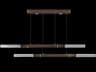 Fine Art Handcrafted Lighting Antonia 6-Light Bronze Linear Island Pendant