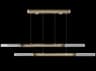 Fine Art Handcrafted Lighting Antonia 6-Light Ombre Bronze Linear Island Pendant