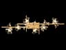Fine Art Handcrafted Lighting Azu 6-Light Gold Crystal Vanity Light