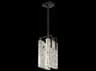 Fine Art Handcrafted Lighting Terra 2-Light Black Geometric Mini Pendant
