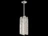 Fine Art Handcrafted Lighting Terra 2-Light Silver Geometric Mini Pendant