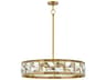 Fredrick Ramond Jolie Heritage Brass Crystal LED Geometric Pendant
