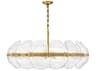 Fredrick Ramond Lillia 6-Light Heritage Brass Pendant