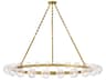 Fredrick Ramond Coco 24-Light Lacquered Brass Globe Chandelier