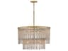 Fredrick Ramond Rubina 12-Light Burnished Gold Candelabra Tiered Chandelier