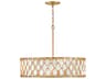 Fredrick Ramond Estie 6-Light Piastra Gold Candelabra Chandelier