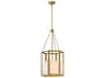 Fredrick Ramond Veleta 3-Light Lacquered Brass Pendant