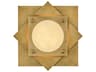 Fredrick Ramond Claude Heritage Brass Geometric Flush Mount