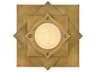 Fredrick Ramond Claude Heritage Brass Geometric Flush Mount