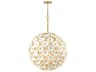Fredrick Ramond Marianne 7-Light Deluxe Gold Pendant