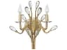 Fredrick Ramond Eve 2-Light Champagne Gold Crystal Wall Sconce
