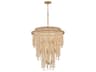 Fredrick Ramond Freya 13-Light Burnished Gold Tiered Chandelier