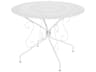 Fermob Montmartre Steel Round Umbrella Hole Dining Table