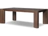 Four Hands Outdoor Soho Outdoor Dining Table - Stained Saddle Brown