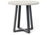 Four Hands Outdoor Constantine Light Grey Resin Round Dining Table