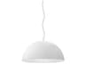 Fontana Arte Avico 3-Light White Dome Round Pendant