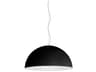Fontana Arte Avico 3-Light Black Dome Round Pendant